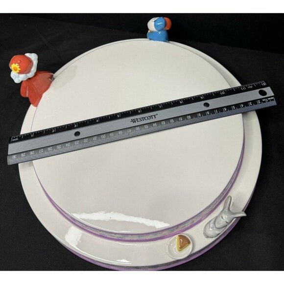 Hallmark MAXINE Ceramic Cake Stand Serving Plate "DONT WORRY, ITS STORE BOUGHT" - Picture 6 of 6